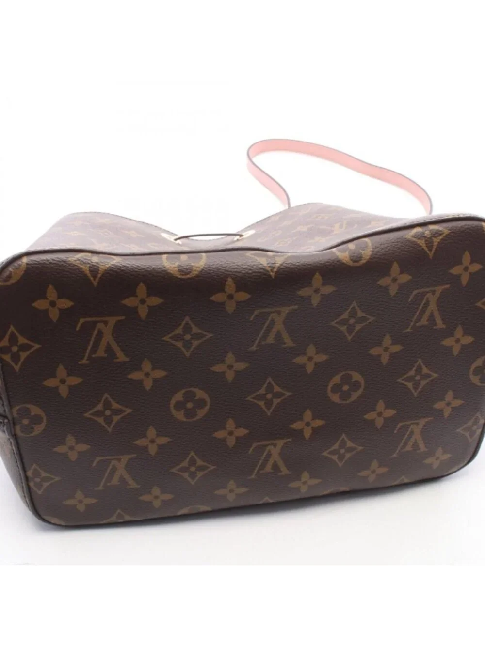 Louis Vuitton Shoulder Bag Neo Noe Monogram Rose Poudre Canvas Leather